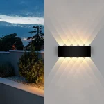 LED Wall Light Waterproof IP65 Outdoor Wall Lamp Garden Porch Light Decor Garden Yard Bathroom Bedroom Living Room AC85-265V 3