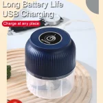 250ml Mini Wireless USB Rechargeable Electric Vegetable Chopper Garlic Crusher Food Chopper for Kitchen Gadgets for Garlic 3
