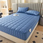 Six Sides All Inclusive Mattress Cover with Zipper Thicken Fitted Sheet Quilted Mattress Protector Pad Couple Customized Size 2