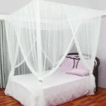 Sexy Mosquito Net Palace Four Door King/Queen Double Size Home Single  Bed Prevent Insect Outdoor Square Grace White Canopy Net 3