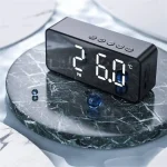 Wireless Bluetooth Speaker Small Mini Alarm Clock Portable Cannon Mini Voice Broadcast the Card Instert Vehicular Audio System W 4