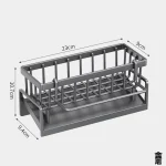 Compact Tap-Mounted Spice Shelf – Sink Organizer with Drainage Rack – Space-Saving Kitchen Storage for Utensils/Accessories 6
