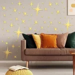 20/42pcs Star Mirror Wall Sticker DIY Acrylic Decal Waterproof Self-adhesive Wallpaper Bedroom Children Room Home Decoration 2