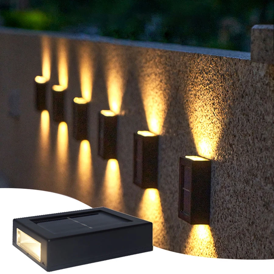 Solar Light Outdoor Up and Down Wall Washer Light Waterproof Solar Lamp for Garden Street Landscape Balcony Yard Porch Decor Solar Light Outdoor Up and Down Wall Washer Light Waterproof Solar Lamp for Garden Street Landscape Balcony Yard Porch Decor
