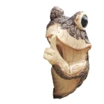 Peeping Frog Climbing Tree Hanging Decoration Resin Crafts Decoration Ornament Garden Art Courtyard Decoration 4