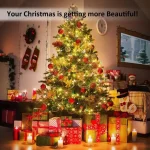 LED Solar Light Outdoor Garden Fairy String Light Led Twinkle Waterproof Lamp for Christmas Patio Tree Party 6m/12m/23m/33m 6