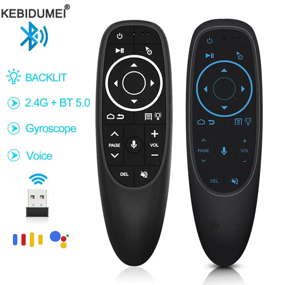 G10S 2.4G Wireless Air Mouse G10S PRO Voice Remote Control Gyroscope IR Learning G10SPRO BT For Android TV Box G10S 2.4G Wireless Air Mouse G10S PRO Voice Remote Control Gyroscope IR Learning G10SPRO BT For Android TV Box