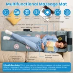 Electric Massage Mattress Vibrating Heating Infrared Massager Cushion For Neck Back Foot Full Body Pain Stress Relief Body Relax 4
