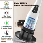 Cordless Spin Scrubber Electric Multipurpose Cleaning Brush for Kitchen Bathroom Toilet - Household Hair Brushes And Mops 3