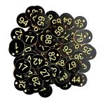 Numbered Sign Labels Beehive Tags Garden Box Mark with Hole Plant Markers  1-50 1-100 50pcs 100pcs 6