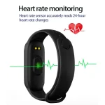 M6 Smart Watch Men Women Fitness Smart Bracelet Sports Band Heart Rate Blood Pressure Monitor Waterproof Multi-function Watches 5
