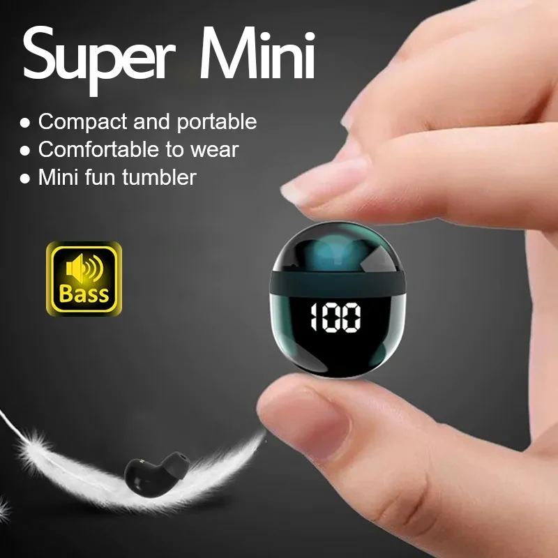 Super bass Sleep Headphones Wireless Bluetooth Earphones With Mic Sports Earbuds Noise Reduction Mini HD Headset For Smart Phone Super bass Sleep Headphones Wireless Bluetooth Earphones With Mic Sports Earbuds Noise Reduction Mini HD Headset For Smart Phone