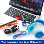 Wholesale Management  Cable Winder Tape Protector for Wire Ties Phone Accessories  Organizador Cables  Cable Organizer Cable 5