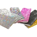 Rhinestones Microphone Cover,Wireless Microphone Decorative Sleeve  For Disco, Stage,Party,TV Show 4