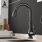 Kitchen Faucets Silver Single Handle Pull Out Kitchen Tap Single Hole Handle Swivel 360 Degree Water Mixer Tap Mixer Tap 866011 3