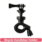 Bicycle Handlebar Mount Bike Holder for GoPro Hero 13 12 11 10 9 8 7 insta360 SJCAM AKASO DJI OSMO Action 6/5PRO/4/3 Nano Camera