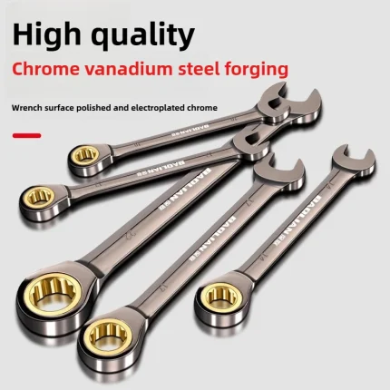 Universal Torx Wrench Adjustable Torque 8-22mm Ratchet Spanner for Bicycle Motorcycle Car Repair Tools Mechanical Tool