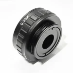 C Mount Adapters Lens 0.35X CCD For Trinocular Stereo Microscope Camera 38MM Interface Increased Field Of Vision 3