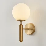 Modern Wall Lamp Simple Living Room Bedroom Wall Mounted Lampshade Iron Material Lighting Fixture 6