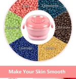 400ML Silicone Bowl Wax Heater Machine Hair Removal Wax-melt Machine Depilatory Wax Melting Warmer Wax Heating Base Pot Melter 5