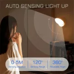 LED Night Light USB Charging Intelligent Human Induction for Bedside Cabinet Home Wardrobe Lighting Motion Sensor Light Led Lamp 3