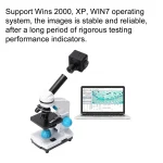 5MP Cmos Microscope USB Camera Digital Electronic Eyepiece Free Driver High Resolution Microscope High Speed Industrial Camera 4