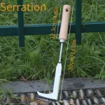 Heavy-Duty Carbon Steel Hand Shovel With Ergonomic Grip - Manual Weeding Tool For Road Cracks & Gardens 6