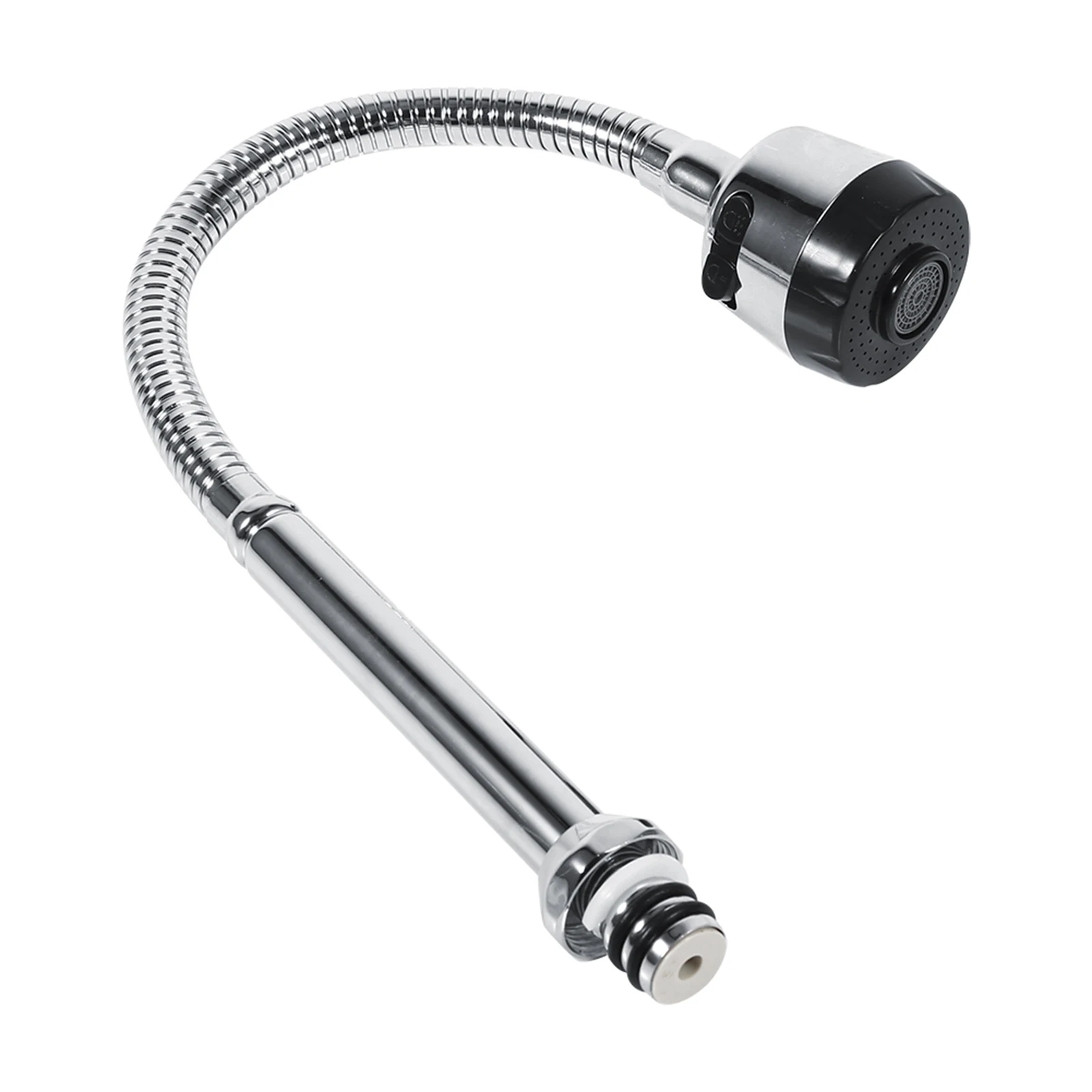 304 Stainless Steel Swivel Spout Kitchen Sink Faucet Pipe Fittings Single Handle Connection 304 Stainless Steel Swivel Spout Kitchen Sink Faucet Pipe Fittings Single Handle Connection