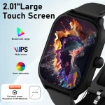 LAXASFIT H9 Smartwatch Dial to Answer Calls Calorie Tracking Heart Rate Blood Oxygen Monitoring Bluetooth Smart Watch 2