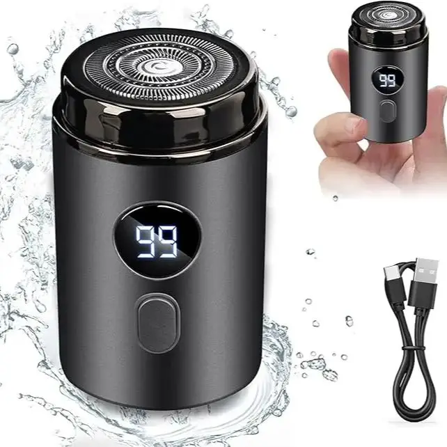 New Model Mini Portable Electric Shaver, New Upgrade Pocket Shaver Mini Shavers for Men, Mini Electric Shaver, LED Power Display New Model Mini Portable Electric Shaver, New Upgrade Pocket Shaver Mini Shavers for Men, Mini Electric Shaver, LED Power Display