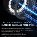 Mechanic LS5 LS6 Microscope Ring Light Polarized 84 LED Ring Lamp Adjustable Anti Glare Eliminates Reflection Illuminator Tools 3