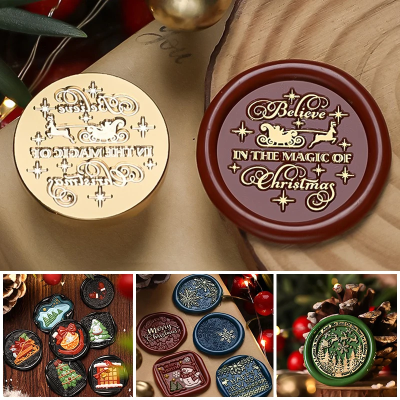 3D Relief Wax Seal Christmas Series Wax Seal Stamps Retro Santa Claus Snowflake DIY Festival Gift Wrapping Cards Scrapbooking 3D Relief Wax Seal Christmas Series Wax Seal Stamps Retro Santa Claus Snowflake DIY Festival Gift Wrapping Cards Scrapbooking