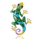 Metal Gecko Yard Garden Decoration for Outdoor Statues Home-garden Wall Decor Miniature Accessories Sculpture Lizard Ornaments 5