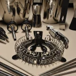 UPORS Stainless Steel Cocktail Shaker Mixer Wine Martini Boston Shaker For Bartender Drink Party Bar Tools 550ML/750ML 3