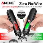 VD807 One-word Induction Portable 50/60Hz Smart Electric Pen Tester NCV Sensor AC 12-300V Non-contact Wire Detector Tools 4