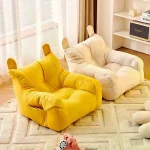 Soft Small Sofa Chair Comfortable Ergonomic Living Room Lazy Sofa With Storage Bag Children's Bear Sofa Chair For Boys And Girls 3