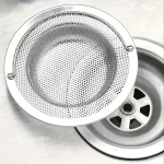 Stainless Steel Sink Strainer with Handle Rustproof Mesh Drain Filter Kitchen Bathroom Prevent Clogging Wash Fruits Vegetables 3