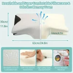 Butterfly Sleep Memory Neck Pillow Slow Rebound Comfortable Memory Foam Sleep Pillow Cervical Orthopedic Neck Massage Bed Pillow 4