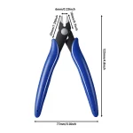 Pliers Carbon Steel Pliers Electrical Wire Cable Cutters Cutting Side Snips Flush Pliers Nipper Home Hand Tools Blue 4