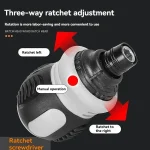 New Ratchet Screwdriver Set Dual-Purpose Short Shaped Radish Head Screwdriver High Hardness Labor-Saving Screwdriver DIY Tools 4
