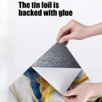 10-40PCS Imitation 3D Marble Wall Sticker Self Adhesive Waterproof Oilproof Wallpaper for Kitchen Tile Wall DIY Home Decoration 4