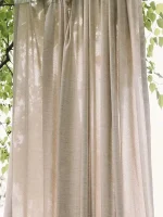 Japanese style thickened cotton and linen semi shading curtains for bedrooms, living rooms, and curtains 3