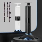 3-speed speed adjustment, LCD display screen, 16 interchangeable heads for home/foot and hand care, fast charging 5
