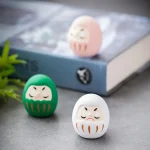 8 styles Japanese Ceramic Daruma Doll Crafts Lucky Charm Fortune Ornament Landscape Home Desk Decor Miniature Gifts Accessories 3