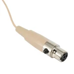 Double Earhook Headset Microphone Headworn Omnidirectional Condenser Cartridge Microphone For Sennheiser For Shure Wireless 4