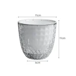 Self Watering Flowerpot Automatic Water Absorbing Flowerpot Transparent Double Layer Plastic Succulent Plant Pot Decorative Pot 6