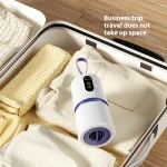 Mini Portable Folding Electric Dryer PTC Heating Clothes Dryer 360° Hot Air Circulation Shoe Dryer Quick Drying Machine Travel 2