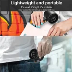 Portable Handheld Fan Air Cooler LED Display Rechargeable High-Speed Turbo Fan Mini Electric fan Outdoor Travel Hand Cooling fan 5