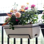 Hanging Planter for Balcony Railing Plant Basket Fence Planter Home Decor Window Box Planter Flower Pot for Garden Deck Yard 6L 3