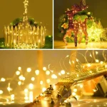 LED Solar Light Outdoor Garden Fairy String Light Led Twinkle Waterproof Lamp for Christmas Patio Tree Party 6m/12m/23m/33m 5